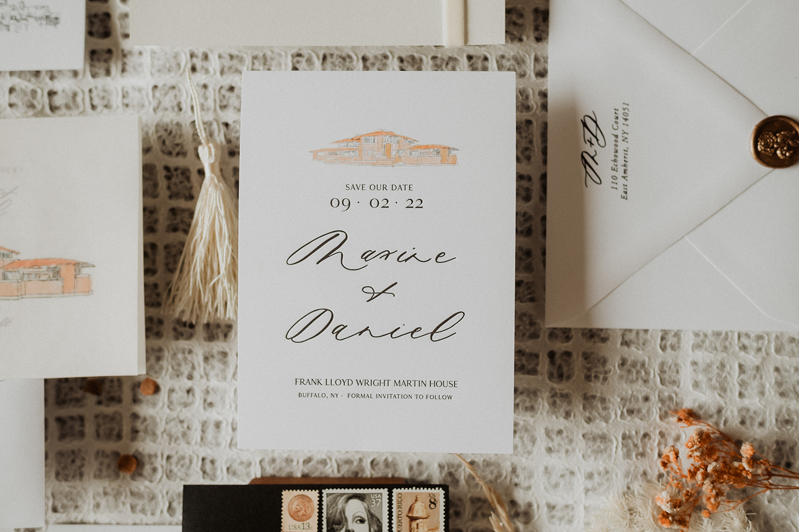 Frank Lloyd Wright Wedding